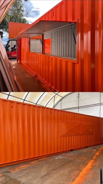 Detail of a modified container build